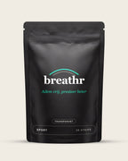 Breathr Sport Neusstrips Transparant, zakje met 30 strips
